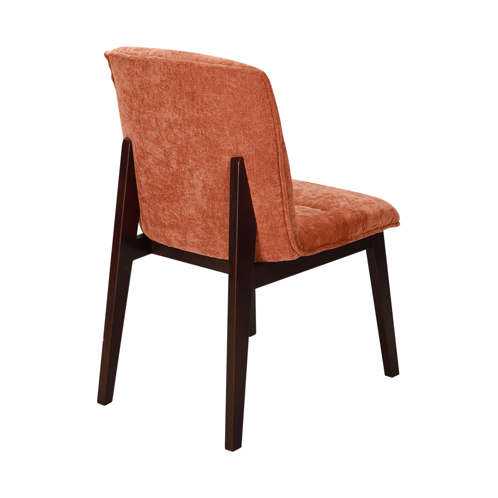 Döşemeli masif ahşap yemek sandalyesi