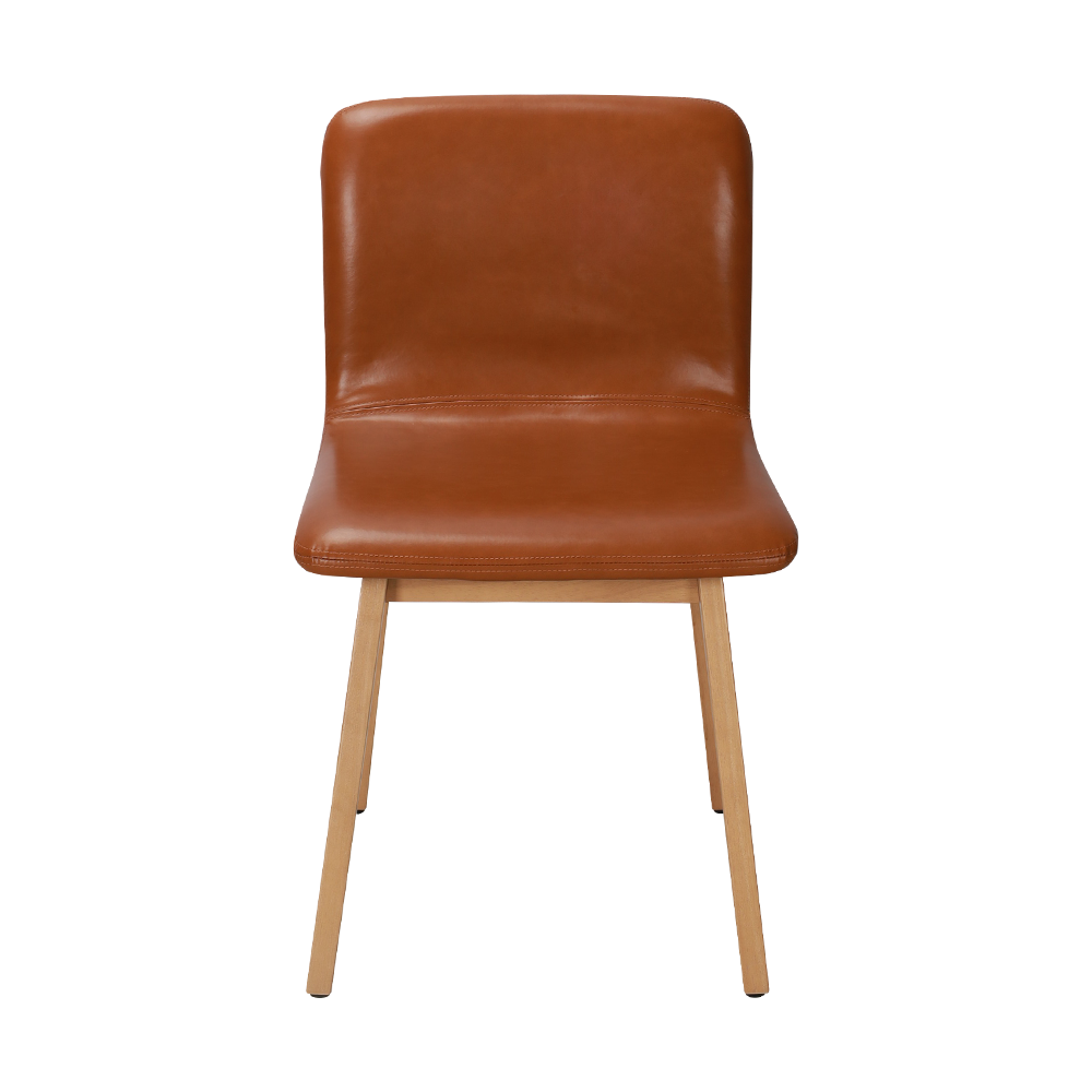 Kahverengi Bentwood Masif Ahşap Yemek Sandalyesi