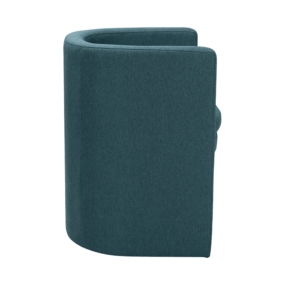 Lacivert ahşap çerçeve dinlenme sandalyesi