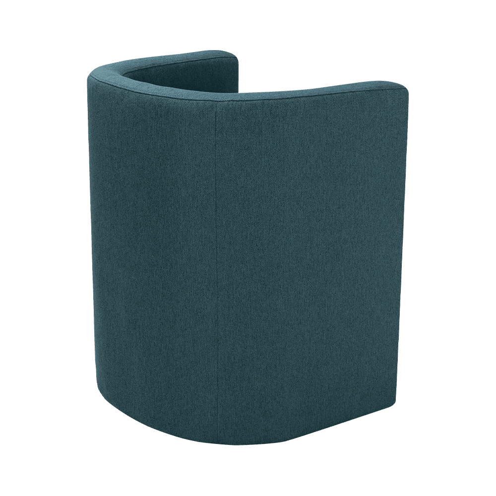 Lacivert ahşap çerçeve dinlenme sandalyesi