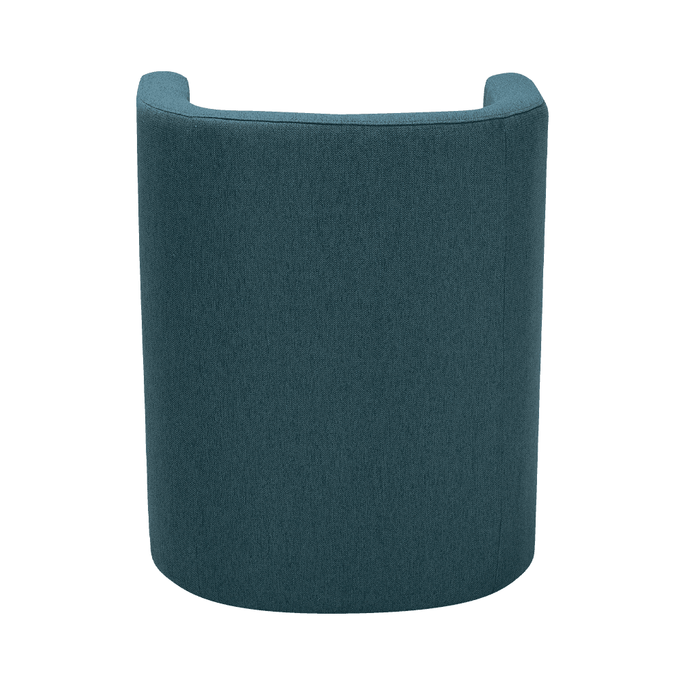 Lacivert ahşap çerçeve dinlenme sandalyesi